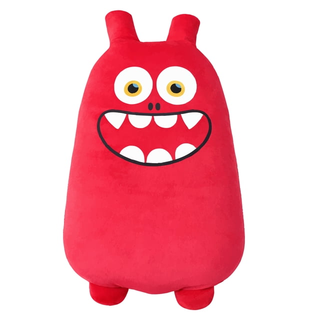 Peluche mostruo rojo gran sonrisa