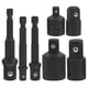 thumbnail image 1 of Socket Conversion Adapter Set 7Pcs for Automotive Tool Use, 1 of 5