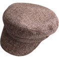 thumbnail image 5 of CoCopeaunts Beret Hat Vintage Men Women Cap Spring Autumn Linen Flat Newsboy Cap Artist Painter Sailor Hat Casual Berets, 5 of 7