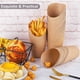 thumbnail image 4 of 100 Piezas de Soporte para Papas Fritas, Tazas Desechables de 14 Onzas, Suministros para Hornear Fiestas, Cajas de Papel para Palomitas de MaíZ, Color MarróN, 4 of 5