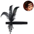 thumbnail image 2 of Pear Tocado de los años 20 para mujer, diadema decorativa de plumas de los años 20, accesorios para el cabello estilo flapper vintage de los años 20 para niñas, 2 of 5