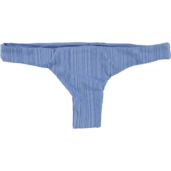 Tavik Womens Ali Minimal Coverage Bikini Swim Bottom, Blue, Large