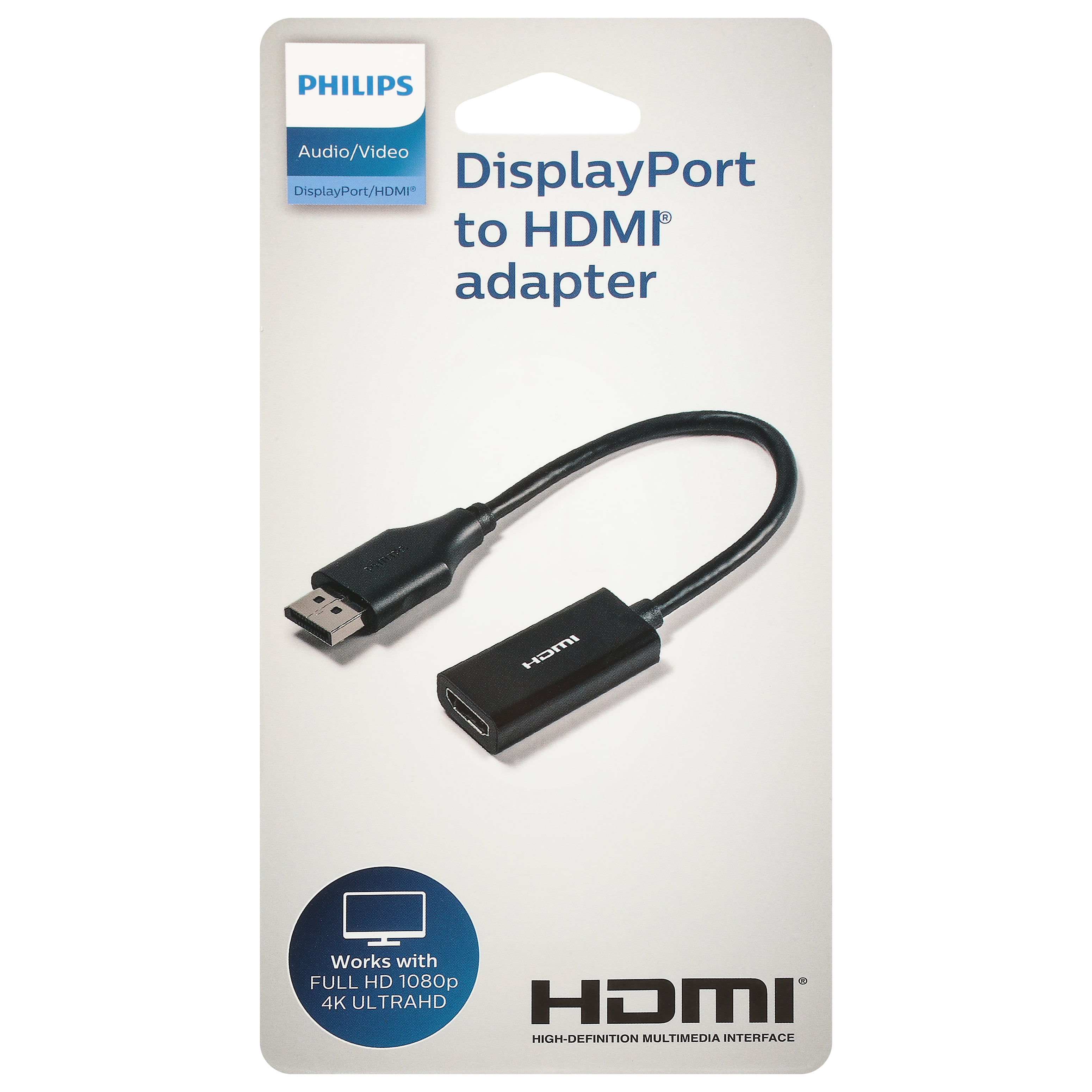Philips DVI to 4K HDMI 2.0 Cable Pigtail Adapter in Black SWV9200H/27 - The  Home Depot