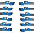 thumbnail image 1 of Cable SATA BENFEI SATA III, 6 Gbps, 45 cm, con cierre de bloqueo, 1 of 6