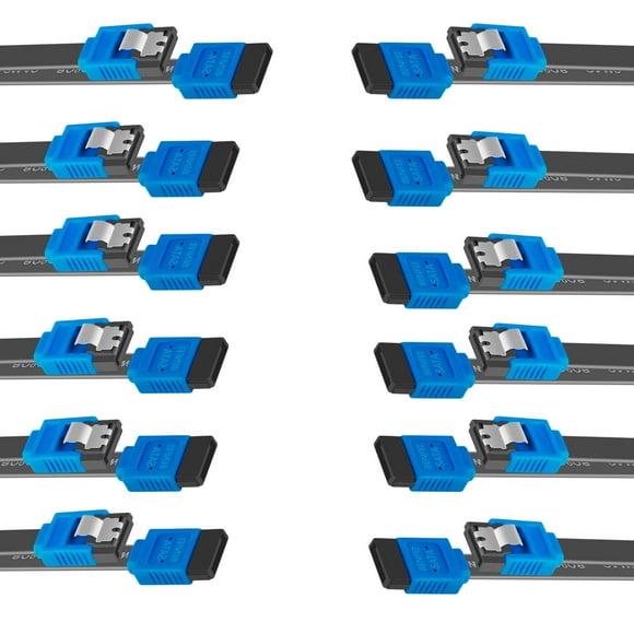 Cable SATA BENFEI SATA III, 6 Gbps, 45 cm, con cierre de bloqueo