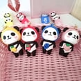 thumbnail image 3 of SPRING PARK Cartoon Panda Doll Keychain Key Ring Handbag Bag Charm Car Cell Phone Decor Ornament, 3 of 7