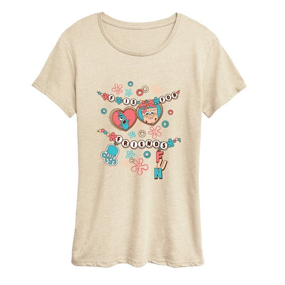 SpongeBob SquarePants - Fun Friendship Bracelet Short Sleeve Graphic T-Shirt