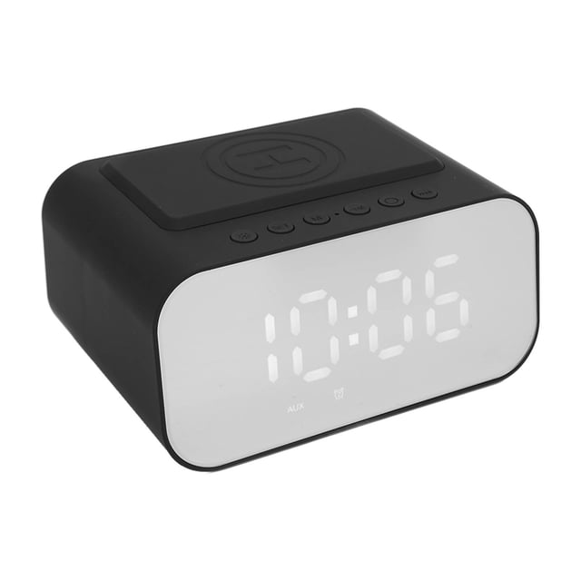 Altavoz Bluetooth de Carga Inalámbrica NikouMX Reloj Radio FM