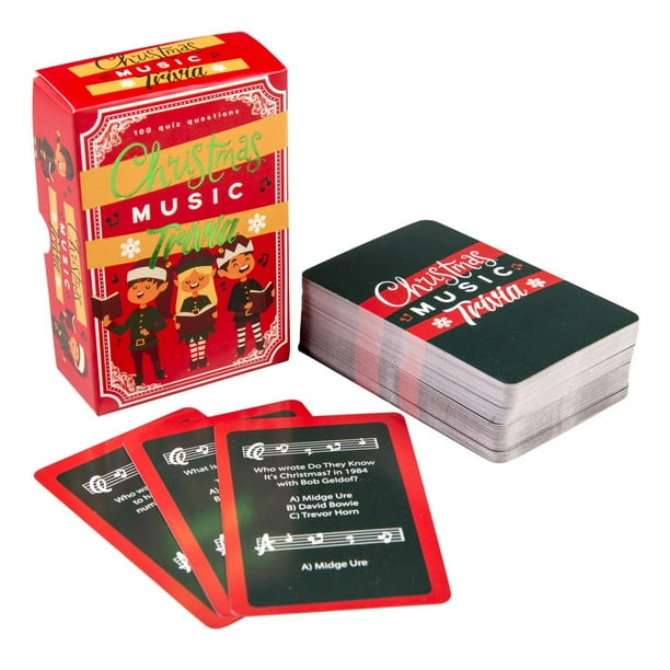 Gift Republic Christmas Music Trivia Cards