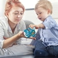 thumbnail image 4 of Blue Push And Go Toy Car With Spinning Gears And Hidden Compartment For Small Treasures, 4 of 7