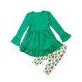 thumbnail image 5 of Bmnmsl Kids Baby Girls Outfit Clothes Long Sleeve T Shirt Tops+Pants Sets, 5 of 5
