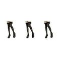 thumbnail image 4 of Medias de red Lolita transpirables y de alta elasticidad Minnieouse 2 uds calcetines negros hasta el Type1 NO1, 4 of 6