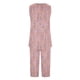 thumbnail image 5 of Conjunto de Verano para las Mujeres Impreso Casual sin Mangas Plisado Superior Y Pantalones Recortados, Cuello Redondo Conjunto de Dos Piezas, 5 of 8