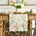 thumbnail image 3 of Sm:)e 13 x 90 inch Flowers Floral Spring Table Runners for Summer, 3 of 7