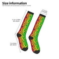 thumbnail image 5 of Haiem Multicolored Butterflies Socks, Funny Novelty Crazy Design Cotton Socks Sports Socks Knee High Socks For Men, Women,1Pairs - Gift For Working Friends, 5 of 9