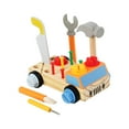 thumbnail image 1 of kusrkot Children's Construction Tool Workbench Learning Activities Disassembly Toy Motor Car, 1 of 9
