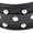 Black Padded Rivet, variant on Soft Padded Genuine Leather Dog Collar for Medium and Large Breeds sz L: Neck 16" - 19"