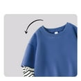 thumbnail image 6 of YUSIM Boys Striped Cotton T Shirts- Fashion Casual Long Sleeve Crewneck Kids Spring Tops Clothes Blue Size 6, 6 of 6