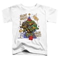 thumbnail image 2 of TMNT: Mutant Mayhem Christmas, Silent Night, Ninja Fight Kids T Shirt (4) for Toddler Boys and Girls, White, 2 of 3
