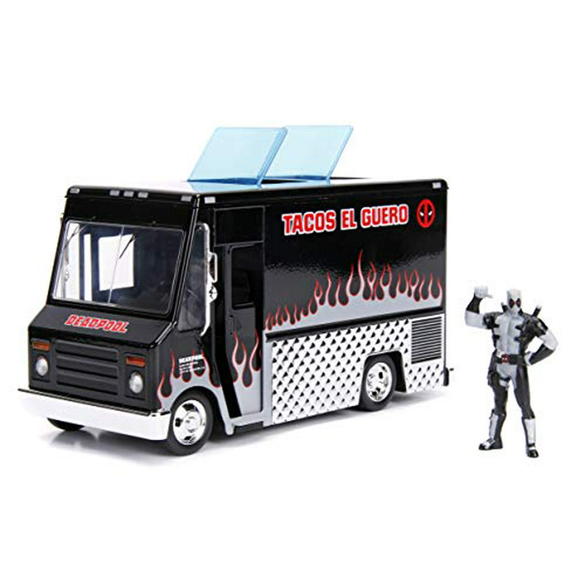 Metals die cast deadpool taco truck on sale