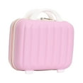 thumbnail image 3 of Bolsa de maquillaje de viaje, bolsa de artículos de tocador, organizador de cosméticos multiusos portátil, bolsa de mano para maquillaje, artículos de y rosa, 3 of 8