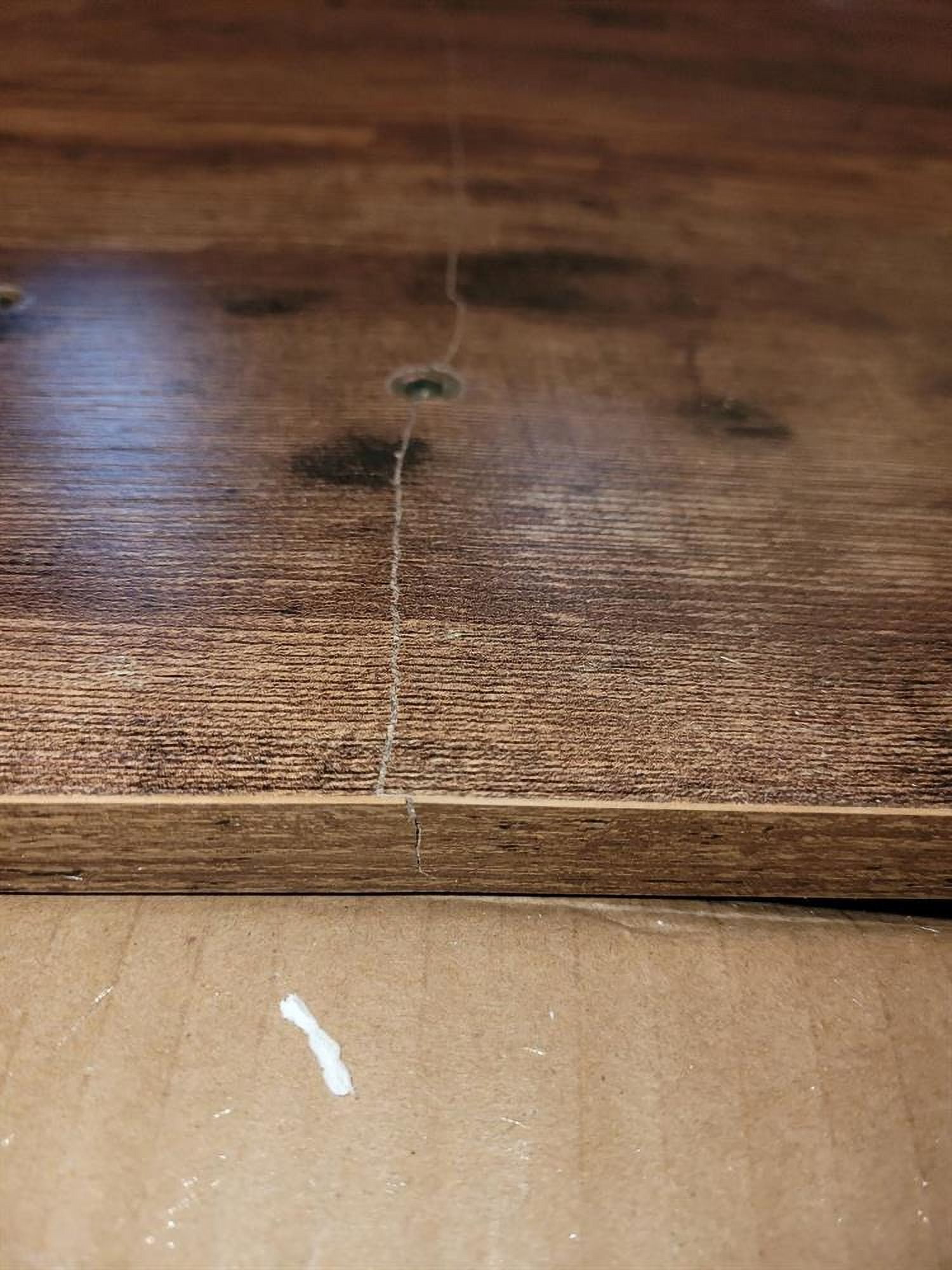 Demi Bonn 48" Computer Desk with Metal Frame and Adjustable Pads, Small Home Office Desk Study Writing Table, Black