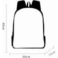 thumbnail image 2 of Jey Uso Yeet Backpack Casual Daypack Women Men Rucksack Unisex Packsack Travel Bag Fashion Bags (Red,One Size), 2 of 2
