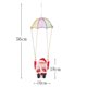 thumbnail image 3 of RV Escalera de escalada eléctrica de Papá Noel Papá Noel subiendo y bajando Escalera de Papá Noel con música Paracaídas de Papá Noel para árbol de Navidad Muñeca de Papá Noel Juguete para fiesta Puerta Pared Decoración del hogar Sincero Electrónica, 3 of 4