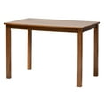 thumbnail image 4 of Baxton Studio Deanna Modern Grey Fabric and Walnut Brown Finished Wood 5-Piece Dining Set, 4 of 10
