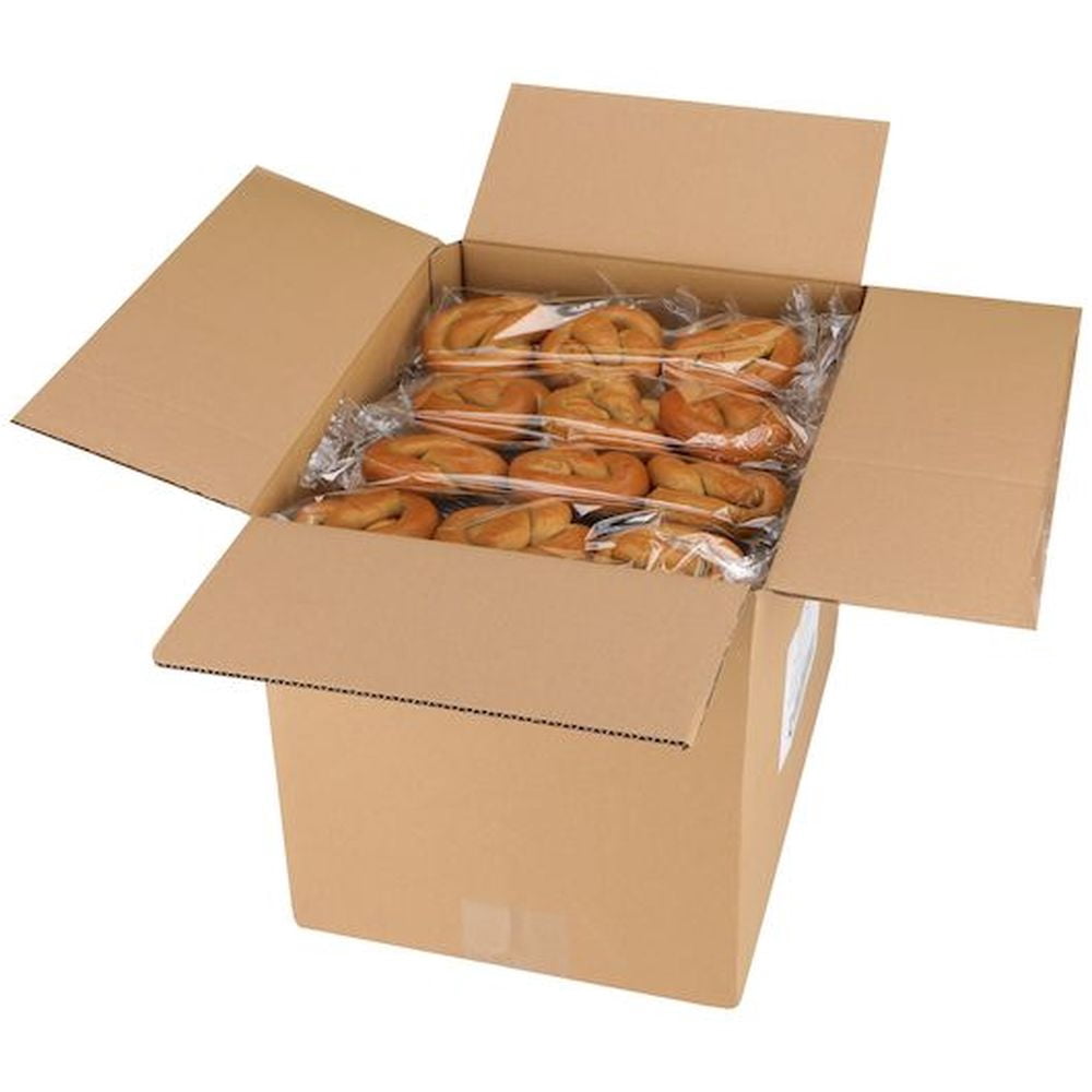 Bavarian Bakery Gourmet Pretzel Roll Medium Whole Grain, 2.2 Ounce -- 120 per case.