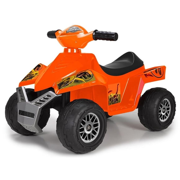 Montable Feber Quad Racy Jurassic 6 Volts Anaranjado