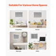 thumbnail image 6 of VEVOR Return Air Filter Grille, Fits W30 x H20 Inch Duct Opening, Filter Not Included, Return Air Vent Cover for Wall, Powder-Coated Steel Return Air Grill Detachable Face/Door for 1 inch Filters, 6 of 9