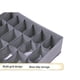 thumbnail image 4 of Organizador de Cajones,Caja de Almacenamiento de Ropa Interior Plegable de 4 Piezas,, 4 of 5