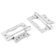 thumbnail image 3 of Accesorios para muebles, 2 piezas de acero inoxidable para el hogar, bisagra de acero inoxidable, montaje de hardware, durabilidad probada en el tiempo, 3 of 8