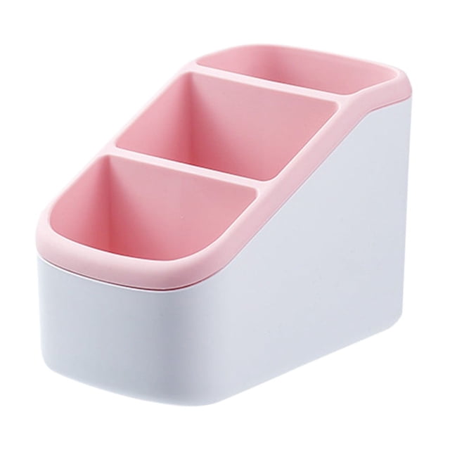Cosmetic Storage Organizer, Desktop Storage Box Large Capacity Multi Compartments Wide Application for Saving Space Cosmetic Box Sundries Sorting Box Cosmetic Storage Box