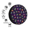 thumbnail image 4 of Fotbe Mexican Frogs Funda de Llanta de Repuesto con Estampado, Engrosada, Ajuste Universal para Jeep, Remolque, RV, SUV, Camión-14 inch, 4 of 6