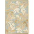 thumbnail image 2 of SAFAVIEH Martha Stewart Leafy Glade Floral Area Rug, Geyser, 4' x 5'7", 2 of 6