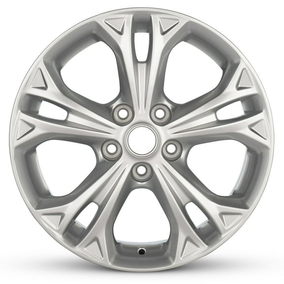 For 2010-2012 Ford Fusion 17 Inch Painted Silver Rim - OE Direct Replacement - Road Ready Car Wheel
