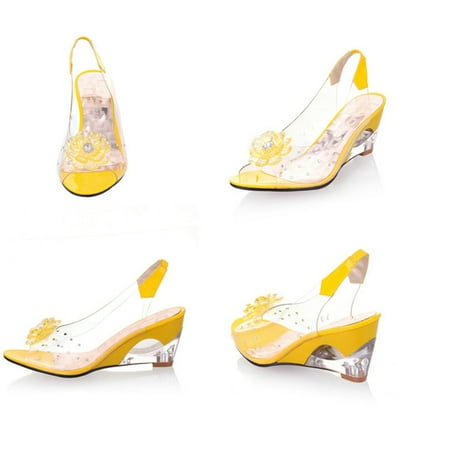 

Women s Floral High-heeled Sandals High Quality Summer Sandals Suitable For Casual School Shopping Date Party 39 Beige