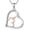 Gymnastics-2, variant on Dance Necklace for Women 925 Sterling Silver Dance Necklace Love Heart Ballet Dancer Pendant Necklace Inspirational Jewelry Dance Recital Gift for Women Ballet Lover