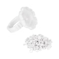thumbnail image 1 of Extension 100pcs Fleur Colle Anneaux Cils Extension Colle Tasses Porte-Outil pour Extensions de Cils, 1 of 7