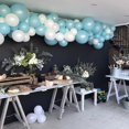 thumbnail image 5 of Kit de arco de globos, kit de adornos de globos para guirnalda, 2 cintas de 5 m, 2 pegatinas de puntos de 5 m para decoración de fiestas, bodas, cumpleaños y baby shower., 5 of 5