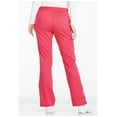 thumbnail image 2 of Dickies Essence Women Scrubs Pant, Mid Rise Straight Leg Drawstring, DK106T, M Tall, Hot Pink, 2 of 7