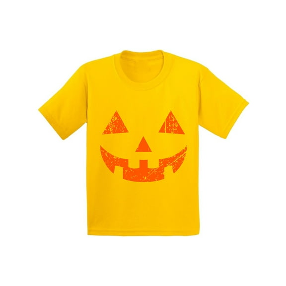 Awkward Styles Jack-O'-Lantern Tshirt Halloween Shirt for Kids Halloween Party T Shirt Trick Or Treat Family Shirt Holiday Gifts Pumpkin Face Tshirt Halloween Pumpkin Outfit Pumpkin Youth Shirts