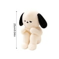 thumbnail image 2 of Cute Plush Puppy Stuffed Animal Soft Happy Time Plush Texture Comfortable Pillow Home Decoration Perfect Birthday Present Huggable For Kids Family Parent Child Interaction Cozy Stuffed Toy, 2 of 2