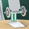 thumbnail image 4 of Soporte para tableta plegable y de altura ajustable, soporte para tableta compatible con estuche grueso para escritorio compatible con teléfonos/ipad/Samsung Galaxy Tabs/Switch/Kindle (4-12 pulgadas) Namotu CZDZ-ZC24-1, 4 of 7