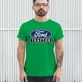 thumbnail image 4 of Ford Tractor Logo Blue T-shirt Vintage Farm Rustic Classic Brand Heritage Retro Life Agricultural Field Men's Tee, 4 of 7