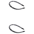 thumbnail image 3 of Sonducket Diadema de diamantes de imitación para mujer, reemplazo de estilo Simple informal, elegante, a la moda, para niñas, diadema para la Gris 2Conjunto, 3 of 6