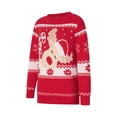 thumbnail image 4 of Matching Christmas Sweater, Long Sleeve Crew Neck Cartoon Elk Pullover Family Sweater Winter, 4 of 10