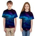 thumbnail image 2 of BJUTIR Boys Tshirts Print Teen Casual Clothes Kids Galaxy T-Shirt Tops Children Tops For 9-10 Years, 2 of 9